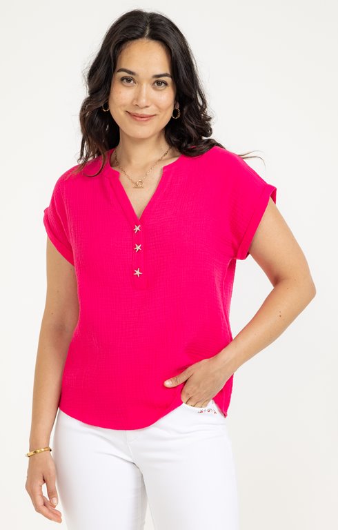 Tunique en gaze de coton