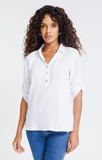 Tunique en gaze de coton