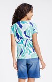 Tee-shirt imprimé avec galon