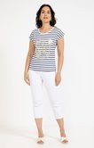 Tee-shirt rayé manches courtes