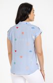Chemise rayures coquillage
