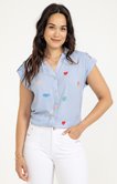 Chemise rayures coquillage