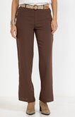 Pantalon extra large fluide et ceinture