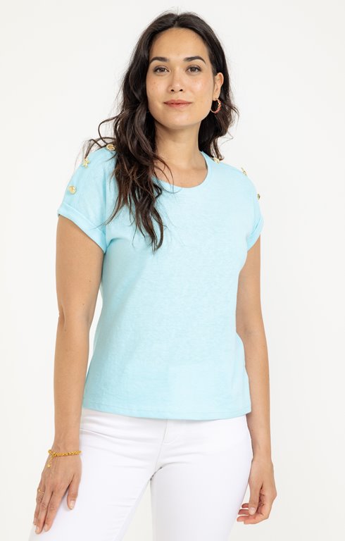 Tee-shirt uni manches courtes