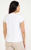 Tee-shirt brodé manches courtes