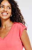 Tee-shirt uni manches courtes