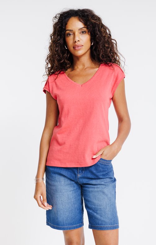 Tee-shirt uni manches courtes