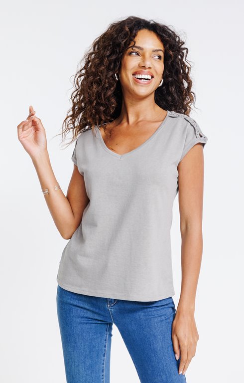 Tee-shirt uni manches courtes