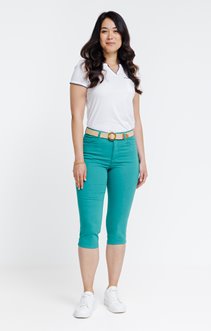 Pantalon corsaire avec ceinture