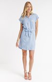 Robe courte brodée