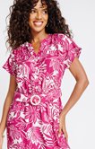 Robe longue imprimée