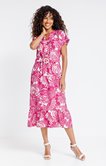 Robe longue imprimée