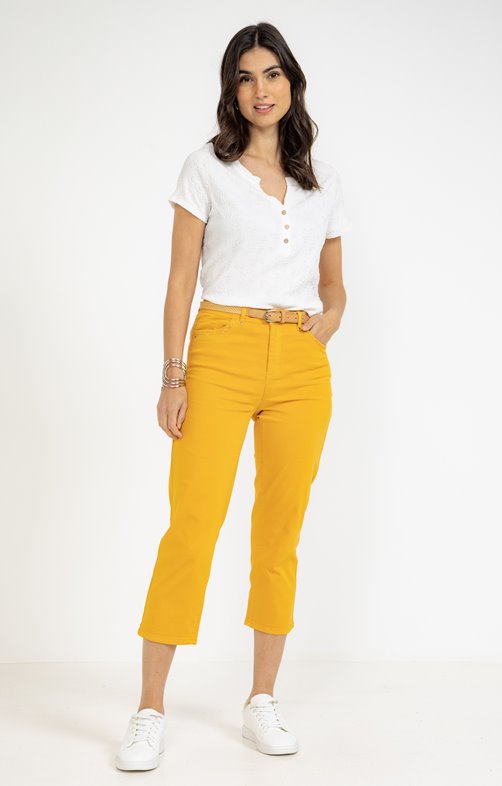 Corsaire mi-mollet avec strass