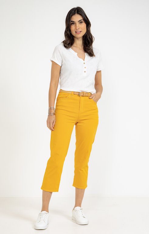 Corsaire mi-mollet avec strass