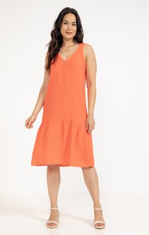 Robe longue en lin