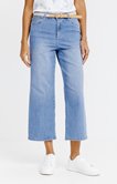 Pantacourt large en denim