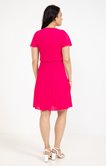 Robe plissée unie