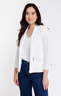 Veste col châle
