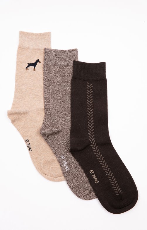 Pack 3 paires de chaussettes Dobber