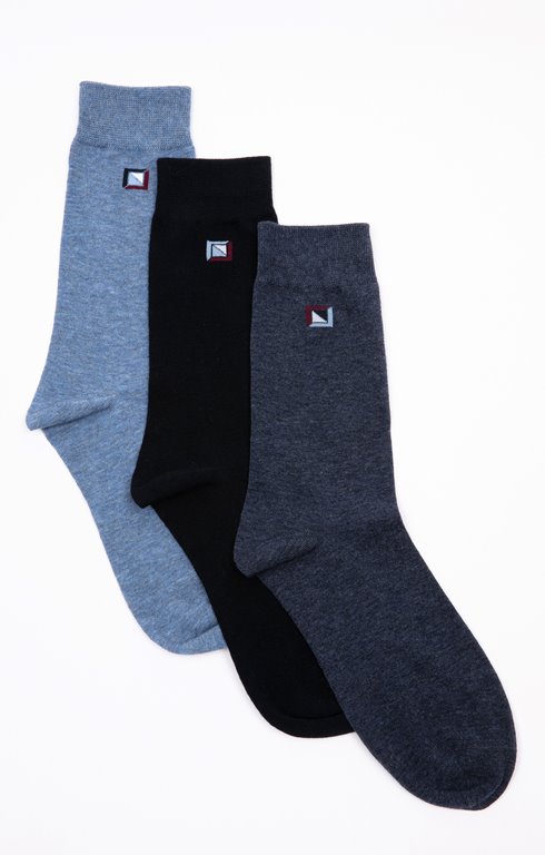 Pack 3 paires de chaussettes Squared