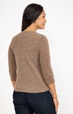 Pull matière fantaisie