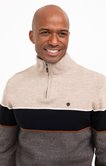 Pull col montant rayé Mocky