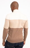 Pull col montant rayé Trio