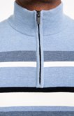 Pull col montant rayé Ocean