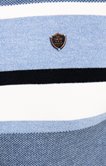 Pull col montant rayé Ocean