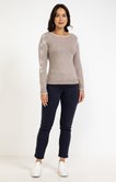 Pull avec broderie