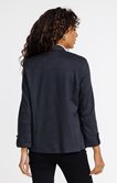Veste en maille chîné
