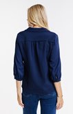 Chemise à carreaux brodée