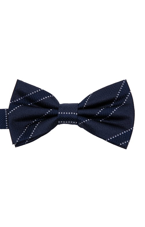 Noeud papillon en soie Chevronstrie