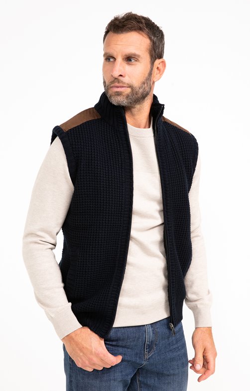 Gilet sans manches doublé sherpa Swan
