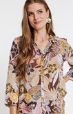 Chemise imprimée feuillage