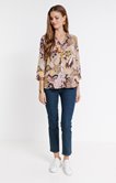 Chemise imprimée feuillage