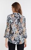 Chemise imprimée feuillage