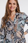 Chemise imprimée feuillage