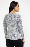 TEE-SHIRT IMPRIME FEUILLES