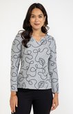 TEE-SHIRT IMPRIME FEUILLES