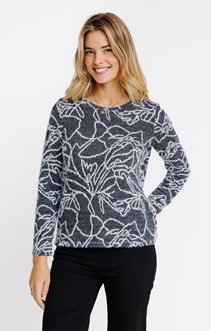 TEE-SHIRT A EFFET JACQUARD