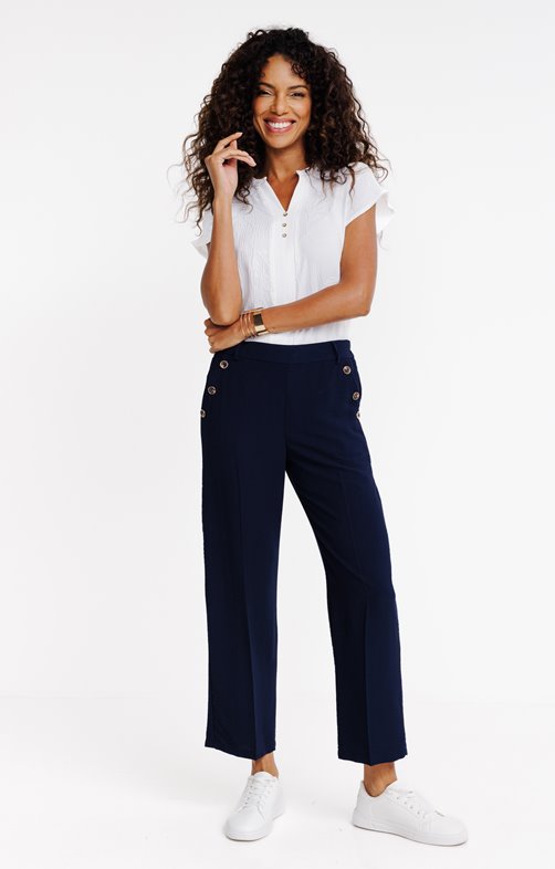 Pantalon fluide coupe large