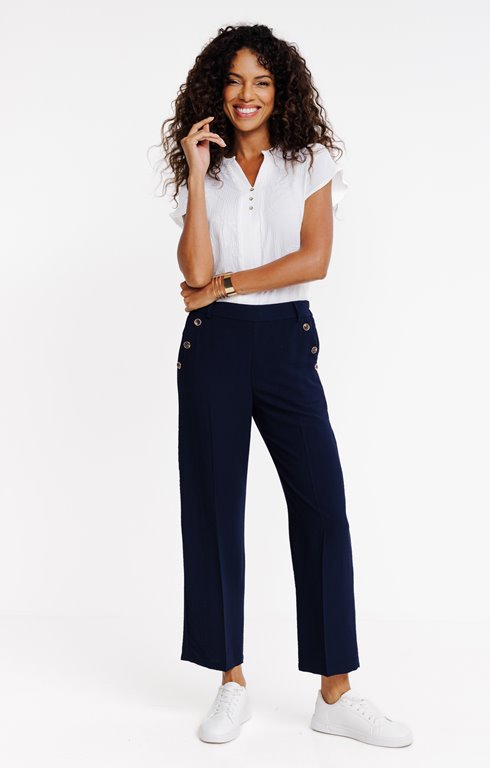 Pantalon fluide coupe large