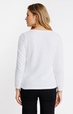 Tee-shirt à broderie coeurs