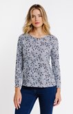 TEE-SHIRT IMPRIME, MANCHES LONGUES