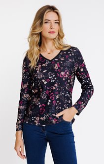 Tee-shirt imprimé fleurs