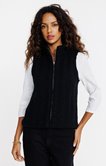 Cardigan sans manches détail torsadés