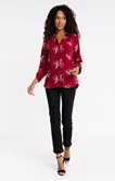 Chemise unie brodée