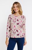 Tee-shirt imprimé feuillage