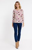 Tee-shirt imprimé feuillage